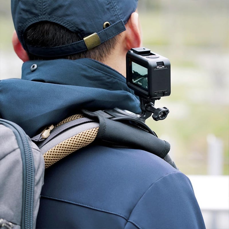 MAXCAM Backpack Shoulder Strap Mount Compatible with DJI Osmo Action 5/4/3 - Image 3